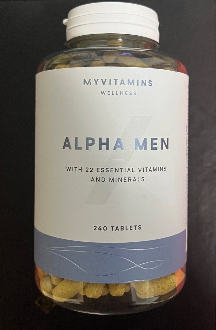 MyProtein Alpha Men - 240 tablets, Health & Nutrition, Health ...