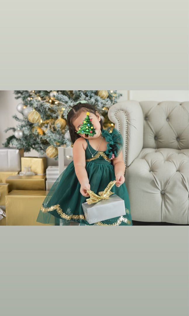 Baby emerald sale green dress