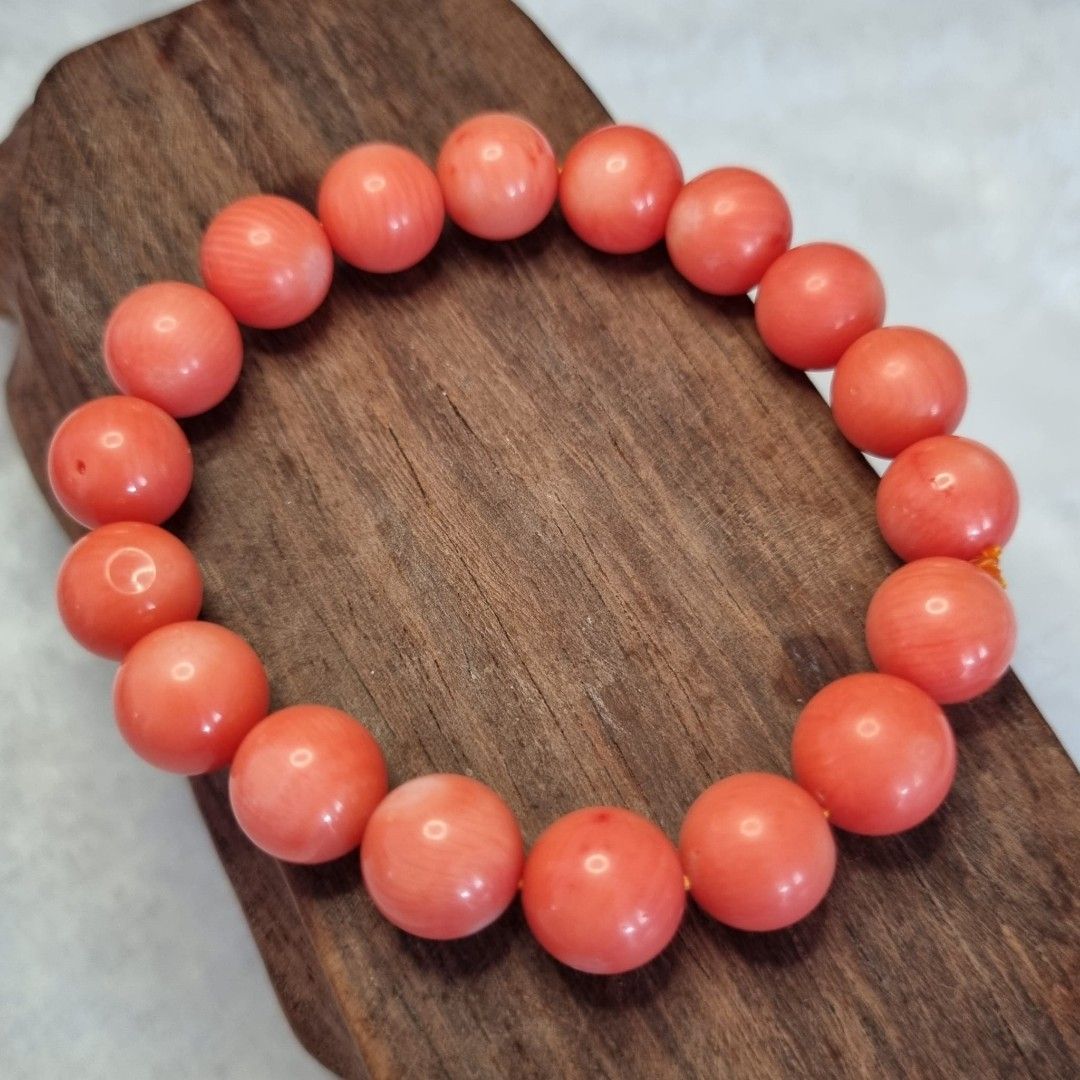 Genuine red coral bracelet best sale