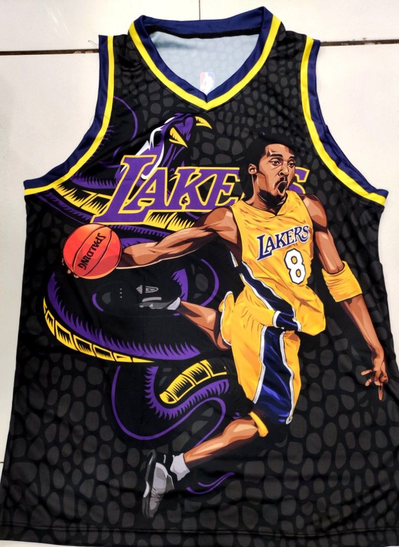 Sublimation Kobe Bryant Jersey Real NBA JERSEY KOBE BRYANT, Men's