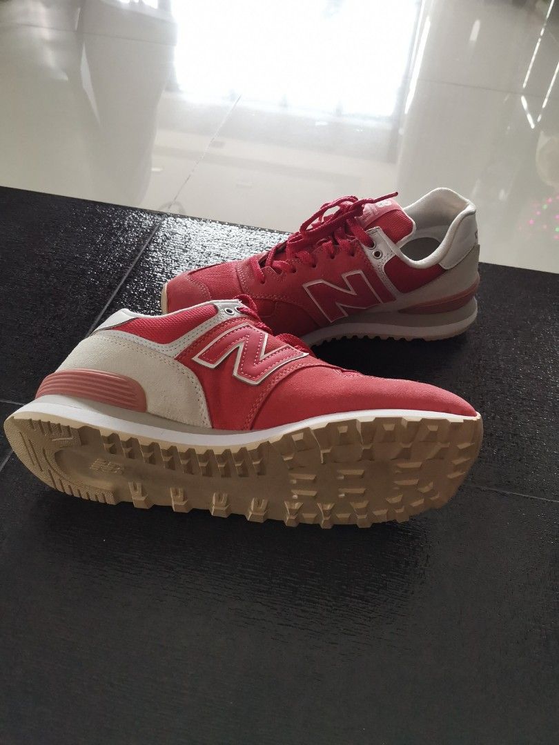 Red walking cheap shoes