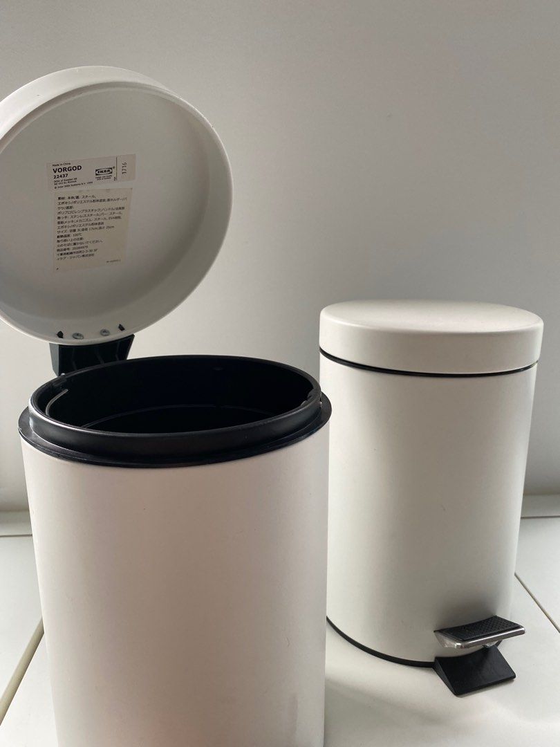 [NEW] IKEA Pedal bin, white, 3 l, Furniture & Home Living