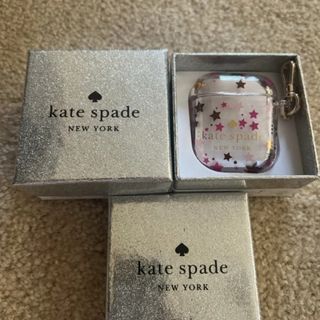 New kate Spade Airpods Case Cover In Glitter Box Authentic