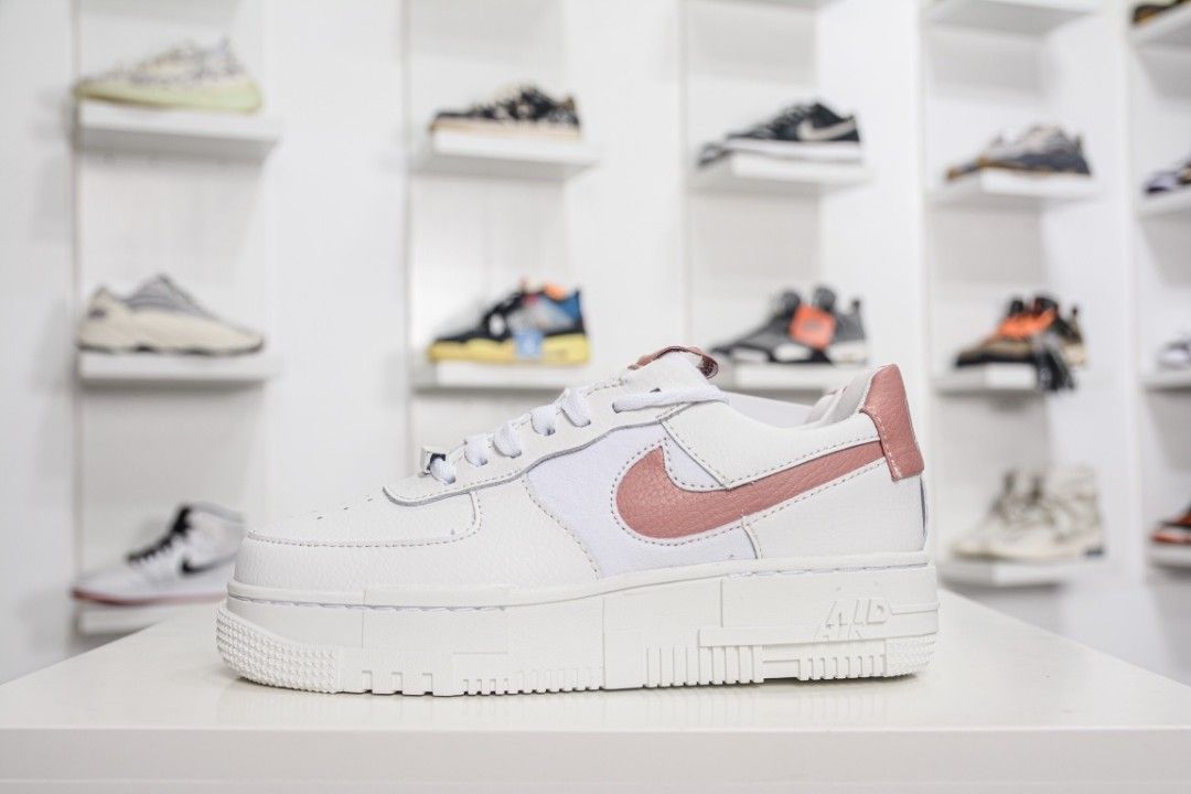 Nike Air Force 1 Low Pixel “White Rust Pink” (W)(2022) CK6649-103, Women's  Fashion, Footwear, Sneakers on Carousell