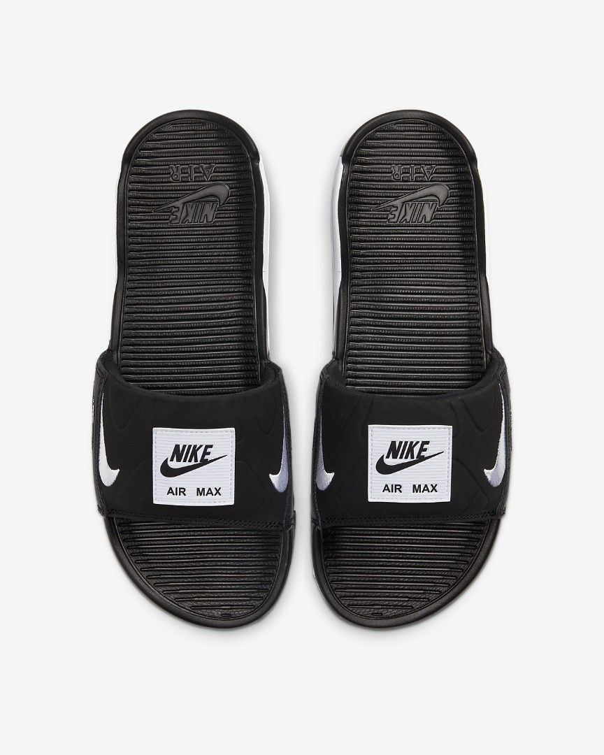 Nike Air Max 90 slides (black), Men's Fashion, Footwear, Flipflops and ...