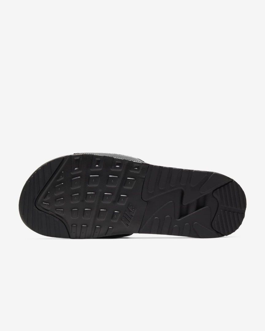 nike air max slides black and gold