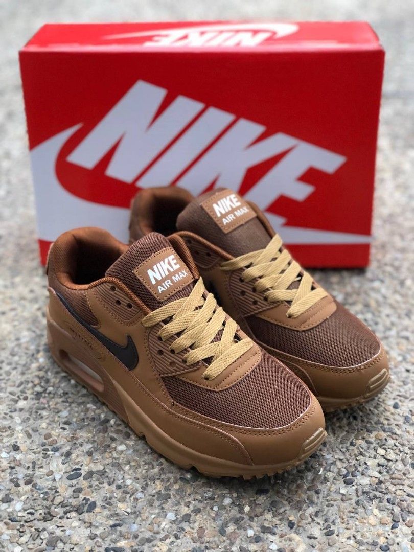 NIKE AIRMAX 90 BROWN BLACK Men s Fashion Footwear Sneakers