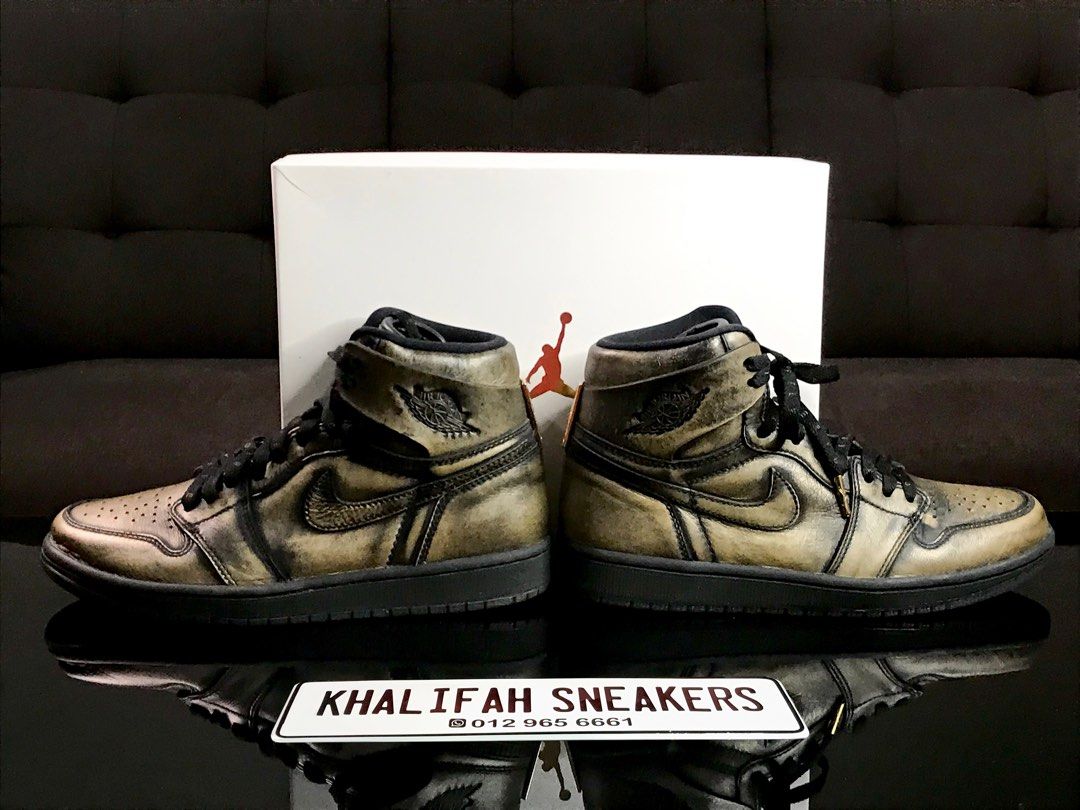 NIKE AJ1 HIGH OG RETRO WINGS Men s Fashion Footwear Sneakers on