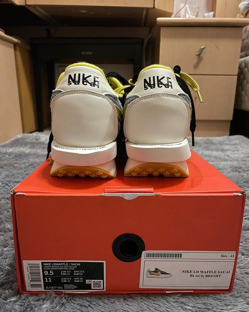 ld waffle sacai undercover bright citron