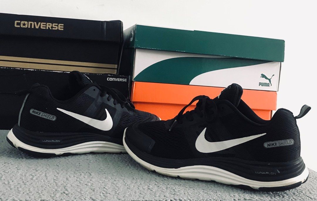 Nike hot sale lunarlon black