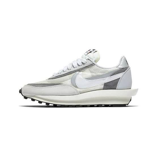 Sacai x nike white grey clearance