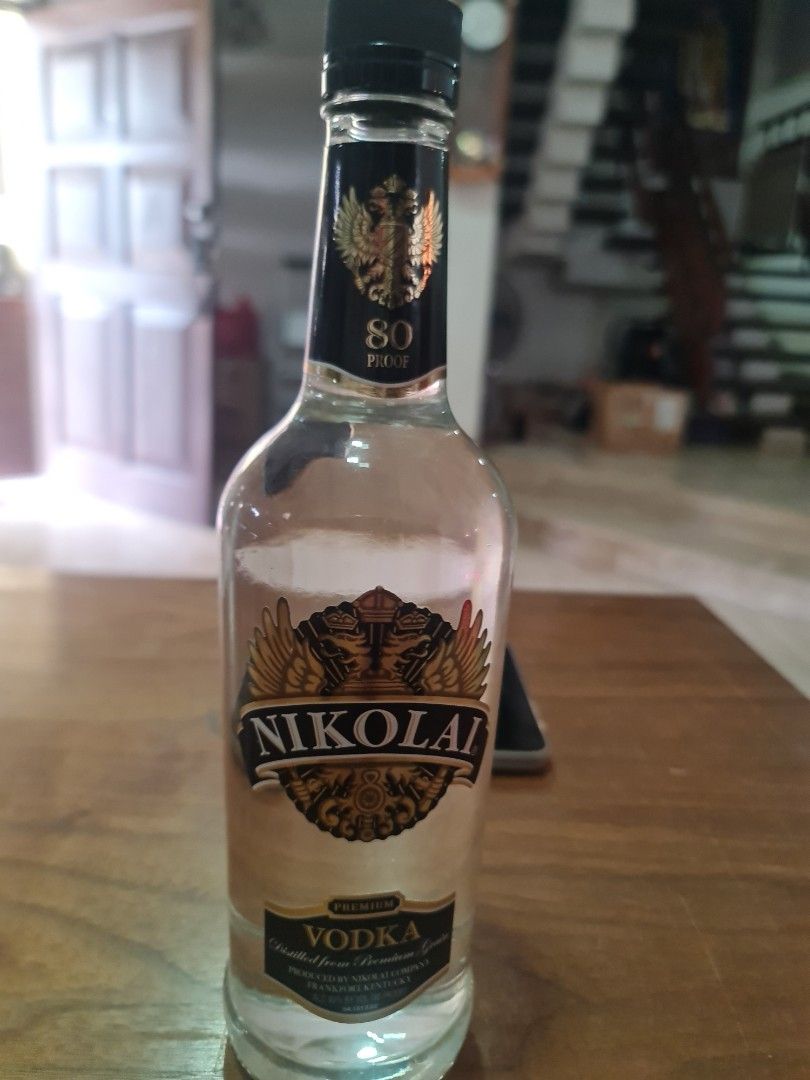 Nikolai vodka, Food & Drinks, Alcoholic Beverages on Carousell