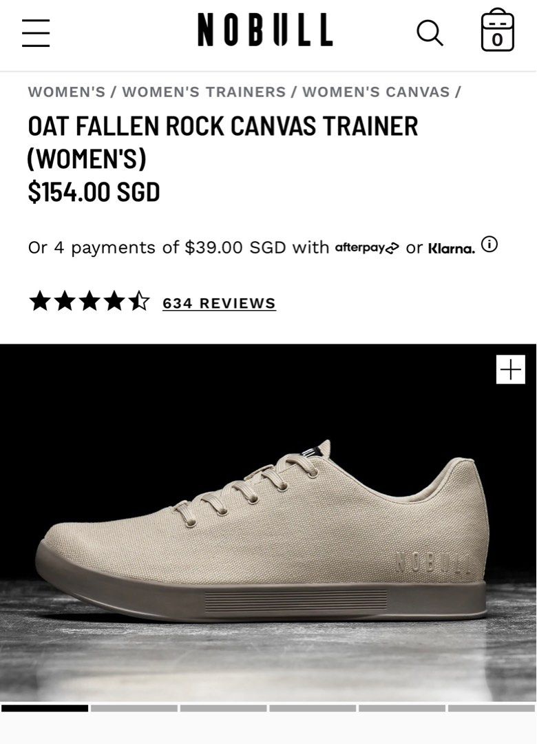 NOBULL oat fellen rock canvas trainer Women s Fashion Footwear