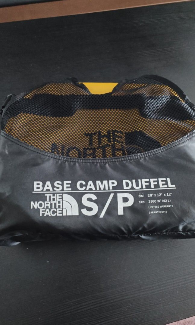North Face Duffle Bag size S, Sports Equipment, Hiking & Camping on