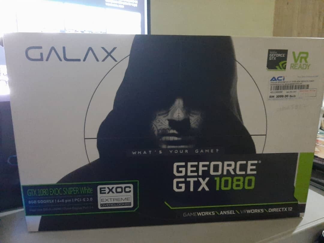 Gtx 1080 exoc sniper white sale