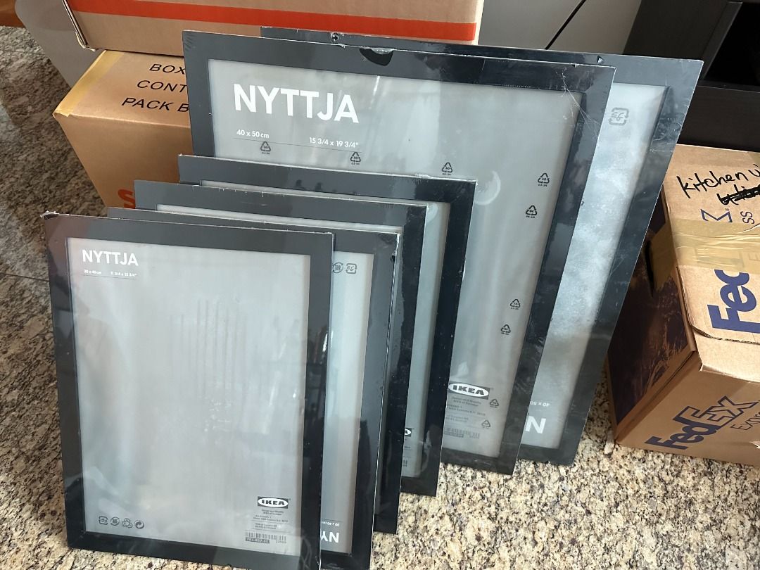 NYTTJA light weight frames IKEA X6, Furniture & Home Living, Home