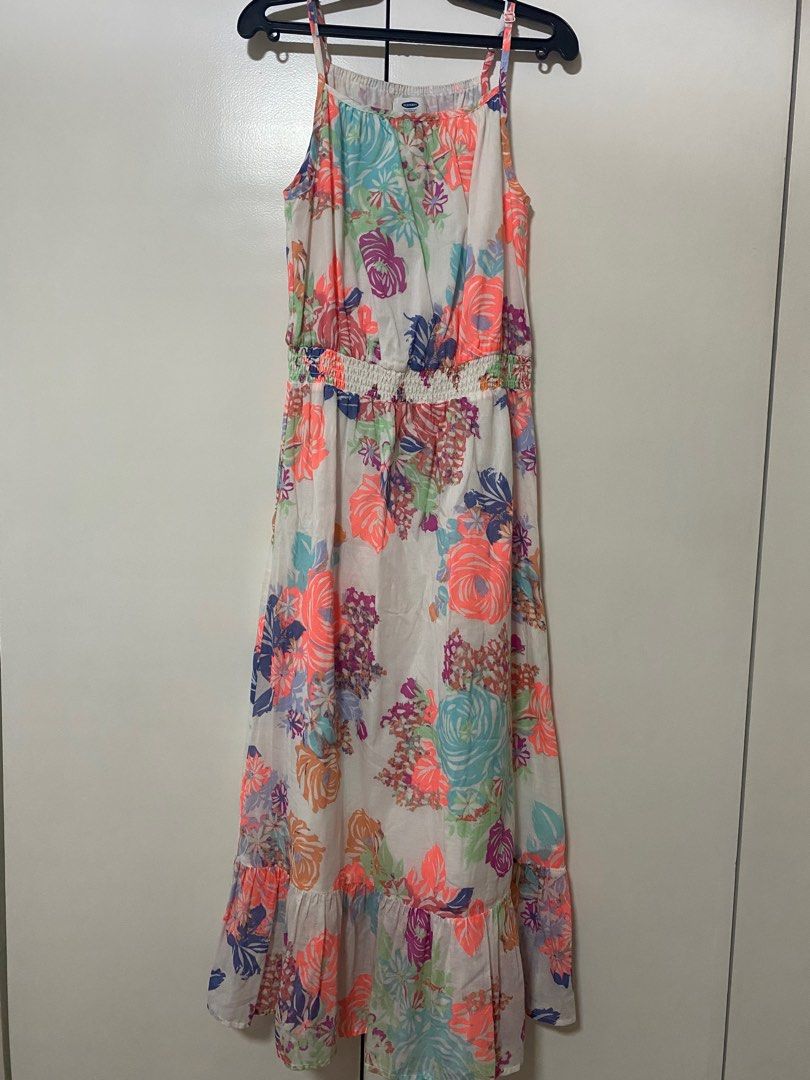 Old Navy Long Beach Dress (M-L), Women's Fashion, Dresses u0026 Sets, Dresses  on Carousell