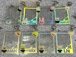 [On Backorder] Custom Skzoo Stray Kids Toploader x Key Chain