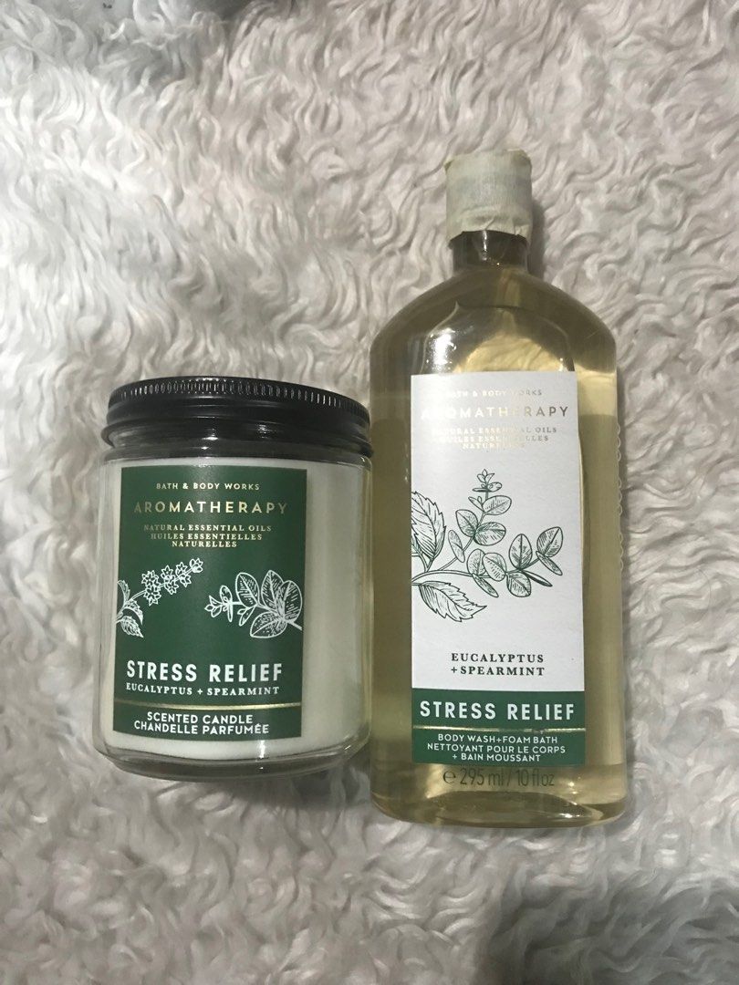 original bath and body works aromatherapy stress relief eucalyptus