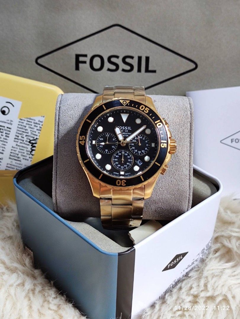 Original FS5727 FB-03 Black Dial Men's Watch, Men's Fashion, Watches ...