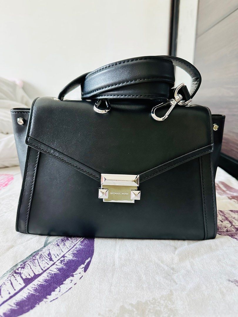 Authentic Michael Kors Whitney Medium Leather Satchel