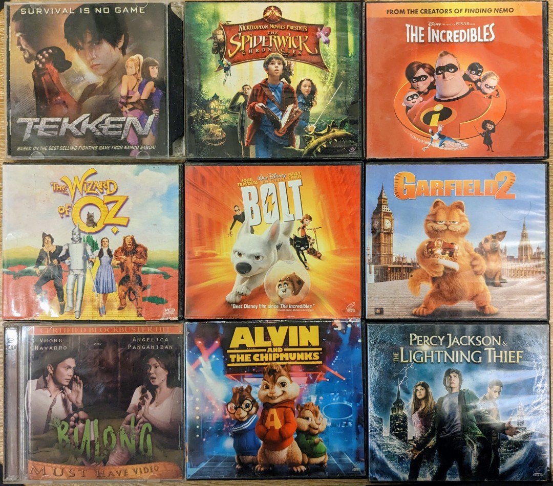 TAKE ALL - 17 Original Movie VCDs / CDs (Php220.00 for all), Hobbies ...