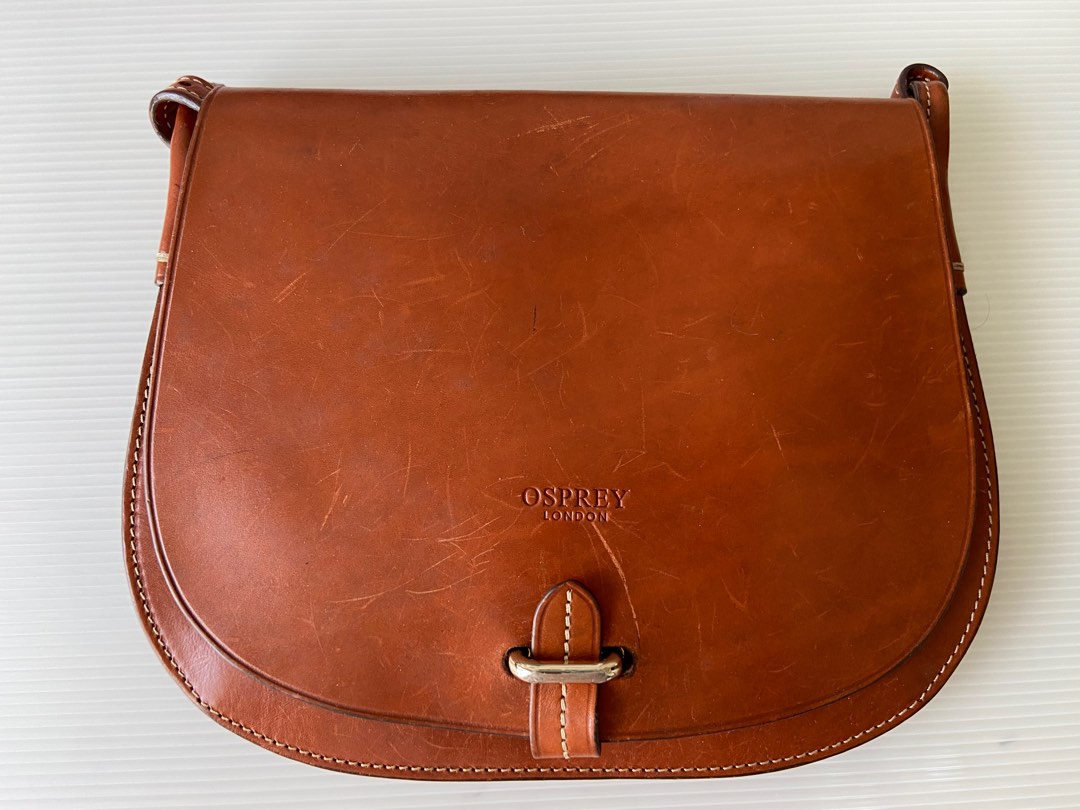 Osprey brown leather bag, Women's Fashion, Bags & Wallets, Crossbody