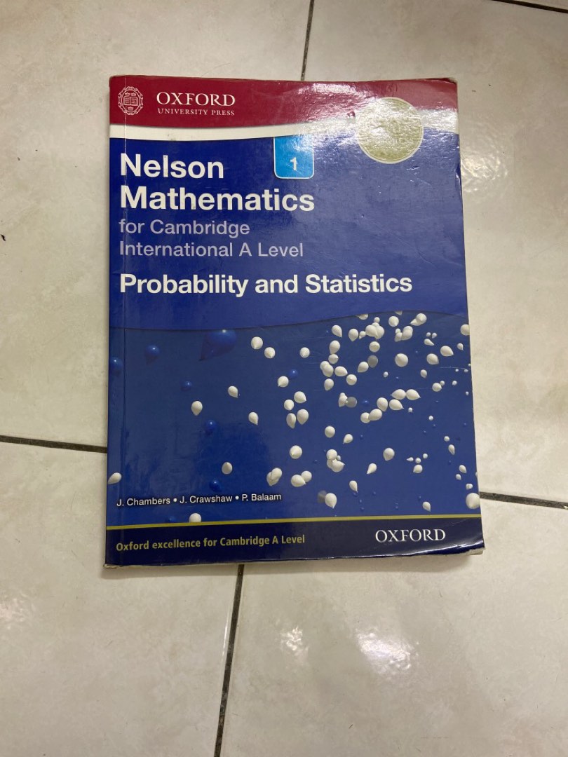 Oxford Probability and Statistics textbook for CIE A level, Hobbies
