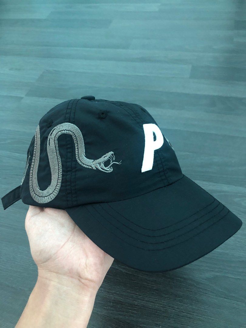 palace snake P6-panel cap 蛇 刺繍 - 帽子