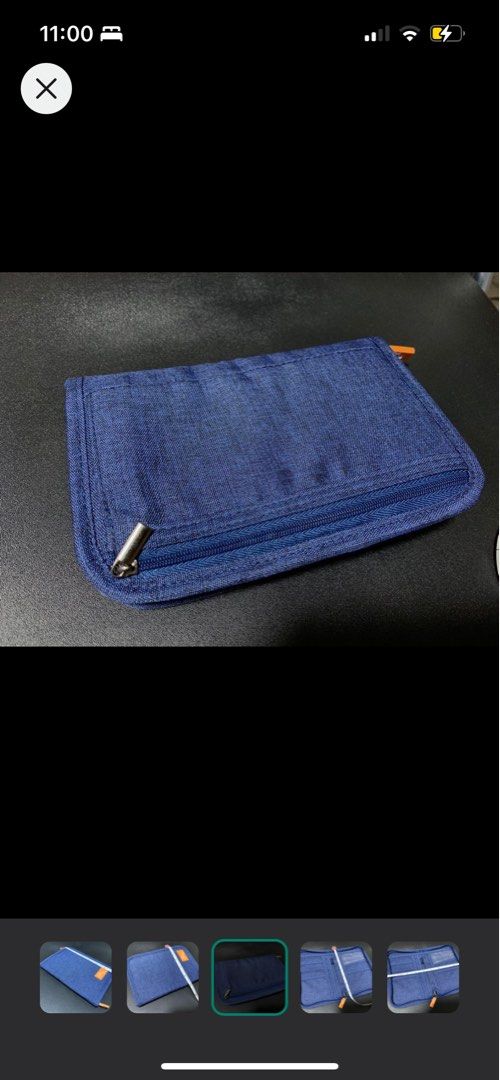 Passport travel zipper pouch cover holder organizer envelope multiple