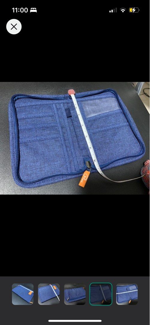 Passport travel zipper pouch cover holder organizer envelope multiple