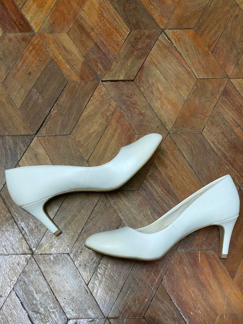 White heels payless top