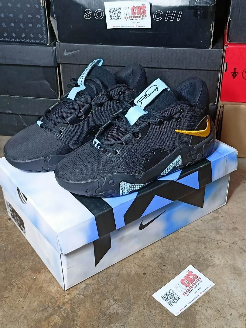 PG6 Black Metallic Gold, Men's Fashion, Footwear, Sneakers on Carousell