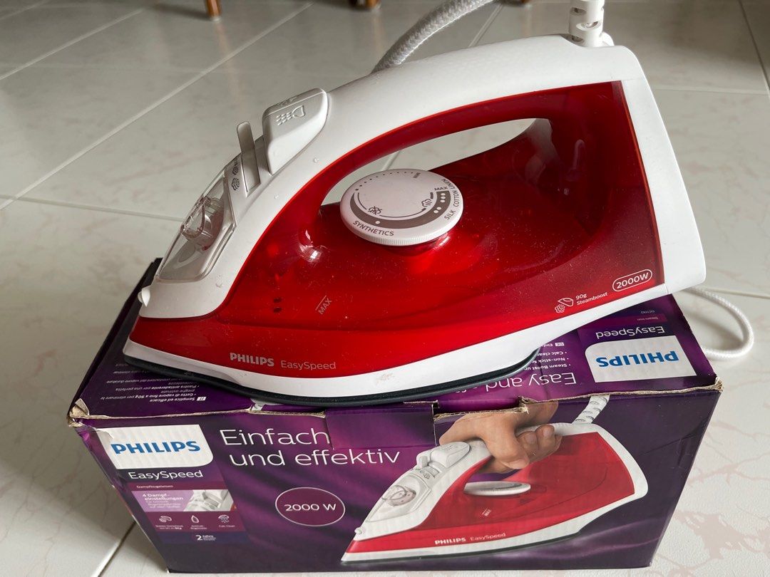 Philips Steam Iron, TV & Home Appliances, Irons & Steamers on Carousell