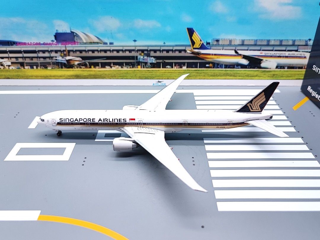 Phoenix Models 1:400 Singapore Airlines B777-300ER (SQ368) 9V-SWB