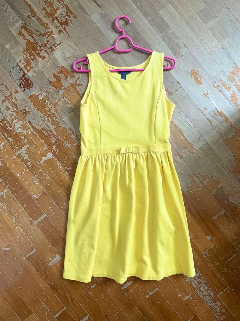 Ralph lauren yellow store dress