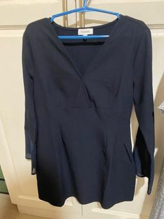 Pomelo Navy Blue Butterfly Dress