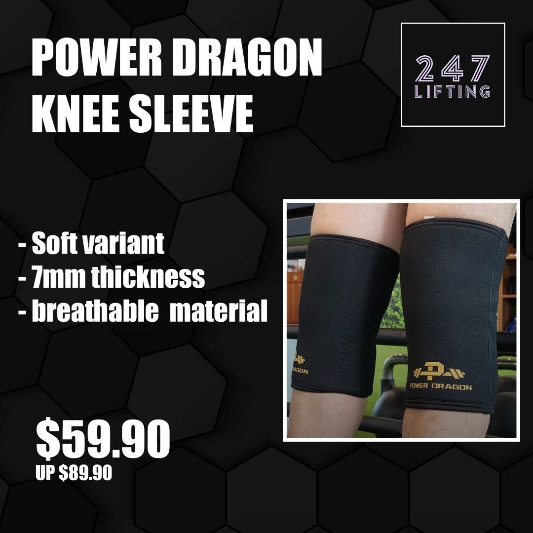 Eleiko 7mm Knee Sleeves, Sports Equipment, Exercise & Fitness