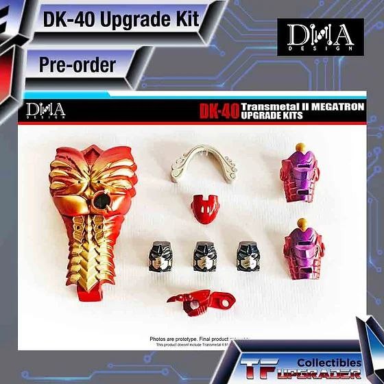 Pre-order] DNA Design DK-40 Upgrade Kit for Transmetal II Megatron