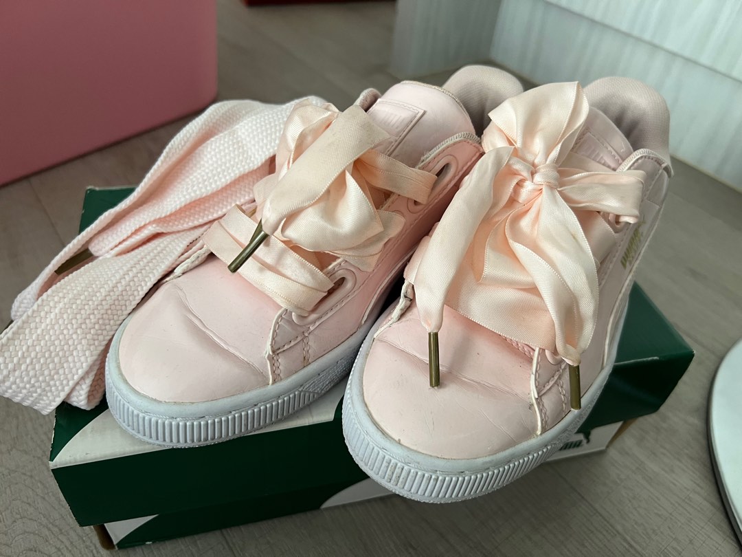 Puma basket heart rosa new arrivals