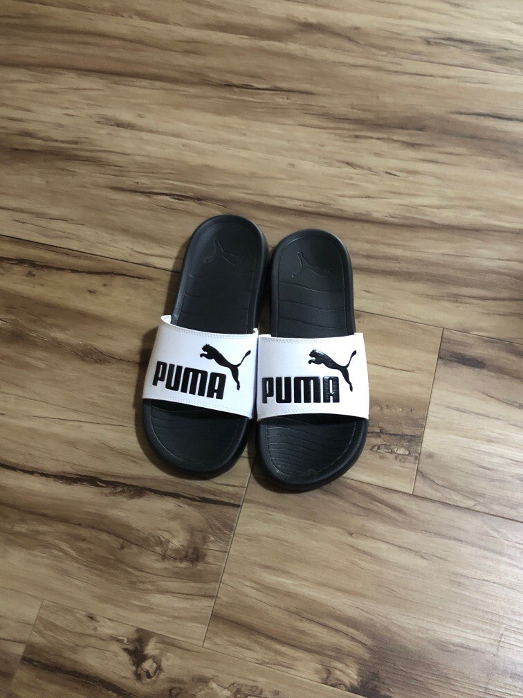 Puma sliders, Men's Fashion, Footwear, Flipflops and Slides on Carousell