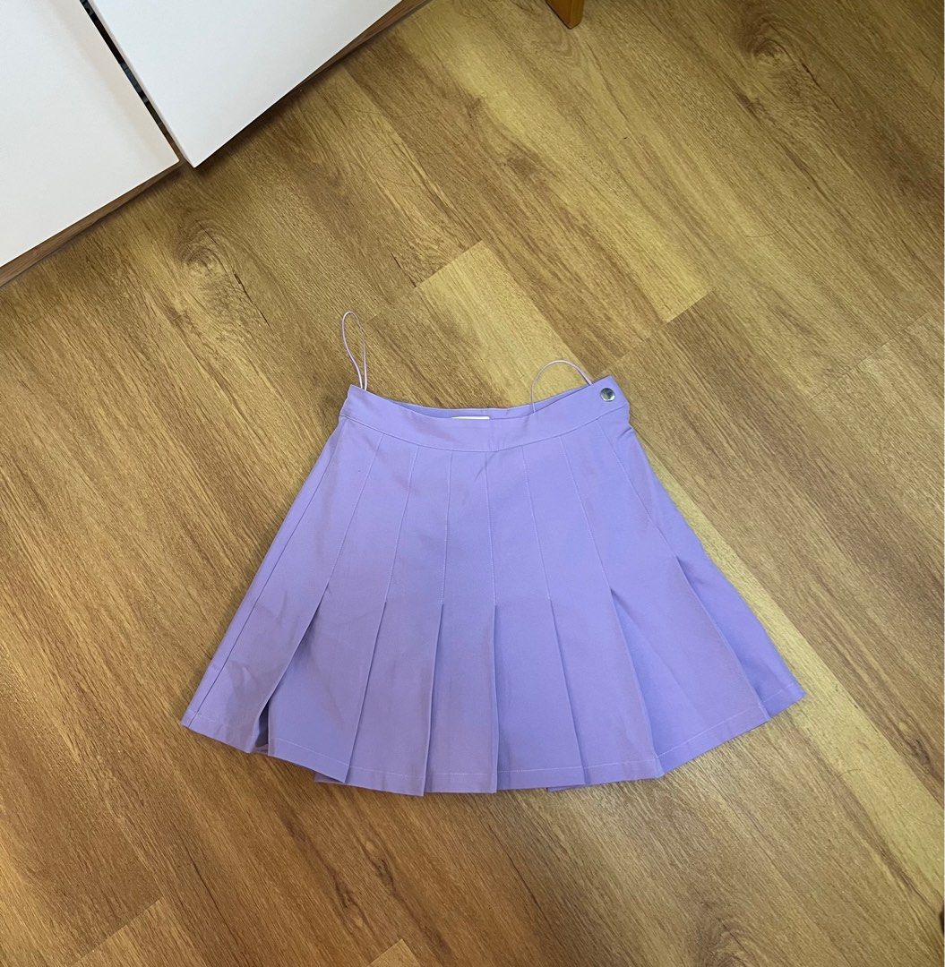 Purple tennis skirt store