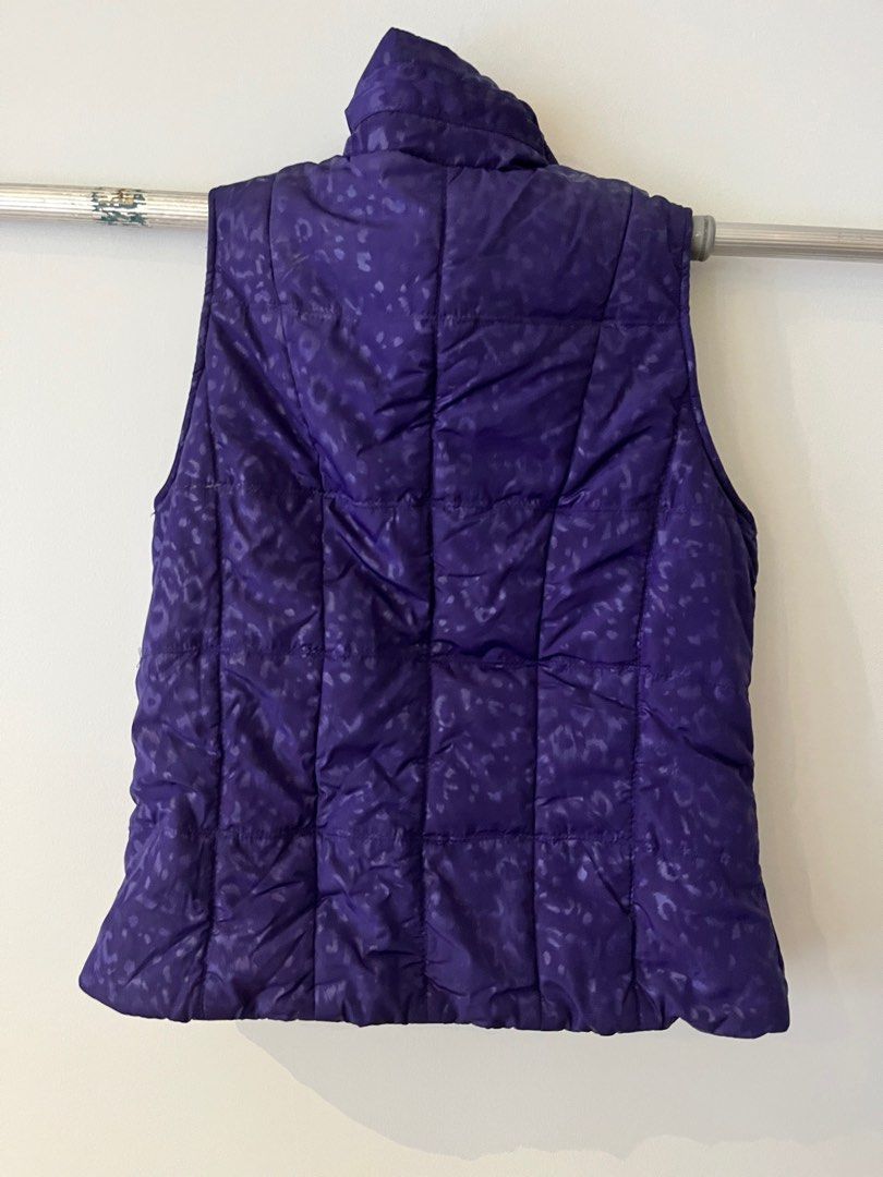 Purple winter outlet vest
