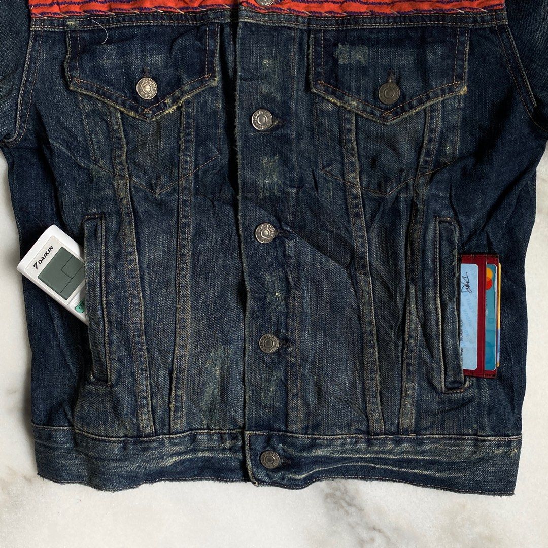 Ralph Lauren Vintage Denim Jacket, Fesyen Pria, Pakaian ...
