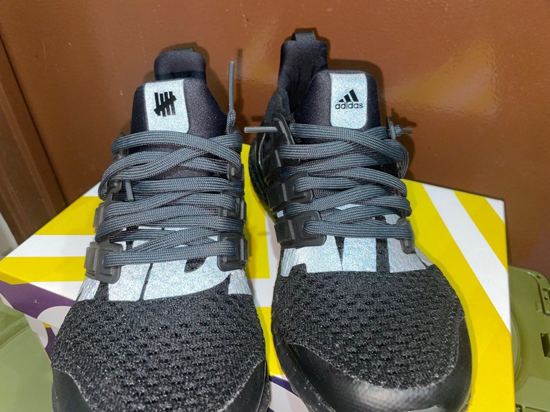 Adidas ultra boost shop x undefeated triple black