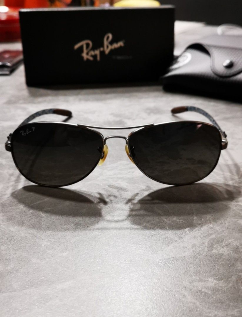 Ray-Ban Tech Carbon Fiber RB8301 029/98 Polarized, Men's Fashion, Watches &  Accessories, Sunglasses & Eyewear on Carousell
