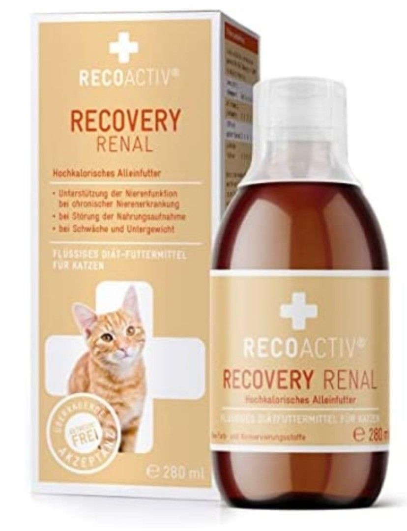 RECOACTIV® RECOVERY RENAL 腎貓營養補充液, 寵物用品, 寵物食品- Carousell