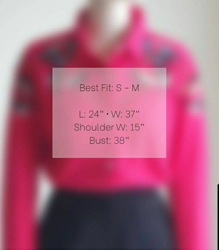 Red Blouse with floral embroidery (Category: Blouses) located in Paranaque City. Submitted by aaanggeee (Listing ID 1206921773, Image 3). Description: Kindly swipe to the last photo to see measurements..