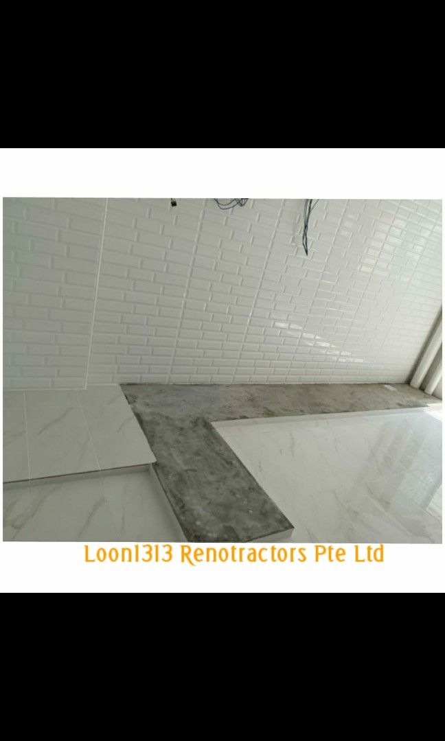 Resale Kitchen walls Tiles Overlay Works Completed!!, Home Services