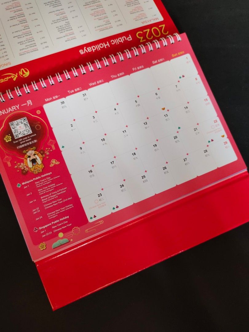 Resorts World Genting 2023 Calendar Hobbies Toys Stationery Craft